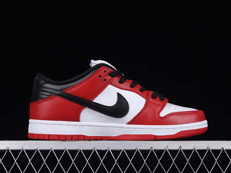 All categories Nk SB Dunk series Nk SB Dunk Low low-top sneakers M version pure original Nk SB Dunk Low Pro "Chicago" Chicago Dunk series retro top layer low-top casual sports skateboard shoes BQ6817-600